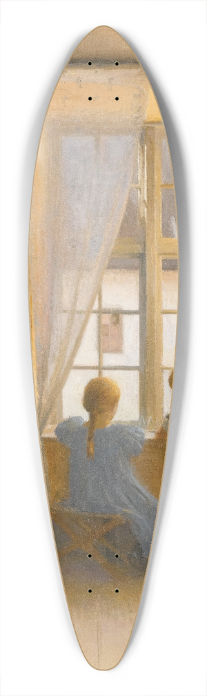 Peter Ilsted - At The Window 39.3 inch art pintail longboard deck