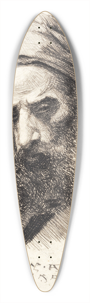 Peter Ilsted - En Samaritaner 39.3 inch art pintail longboard deck
