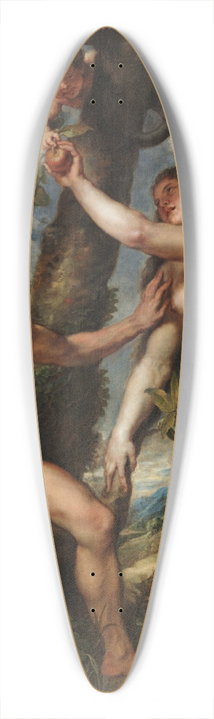 Peter Paul Rubens - Adam and Eve 39.3 inch art pintail longboard deck