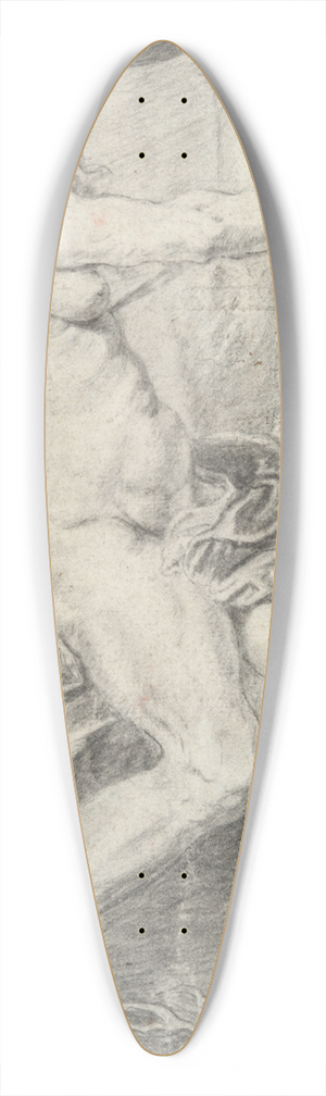 Peter Paul Rubens - Death ofDido 39.3 inch art pintail longboard deck