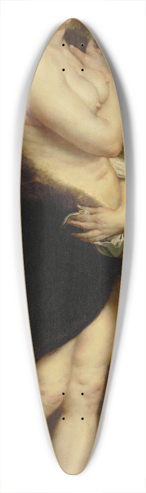 Peter Paul Rubens - Helena Fourment in a Fur Robe 39.3 inch art pintail longboard deck