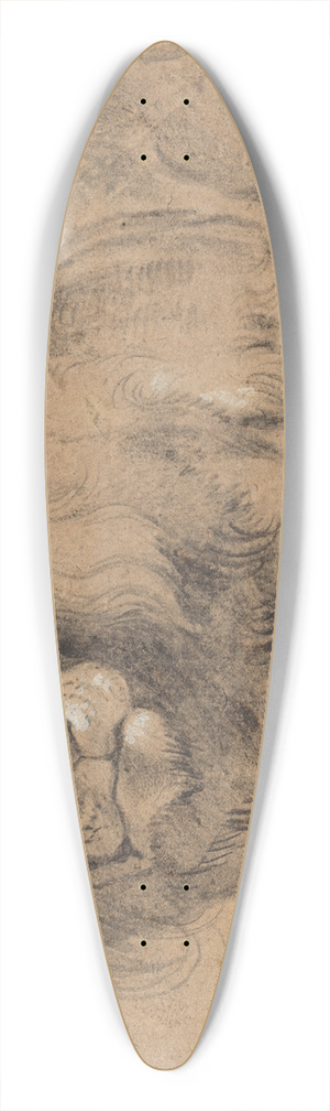 Peter Paul Rubens - Lion 39.3 inch art pintail longboard deck