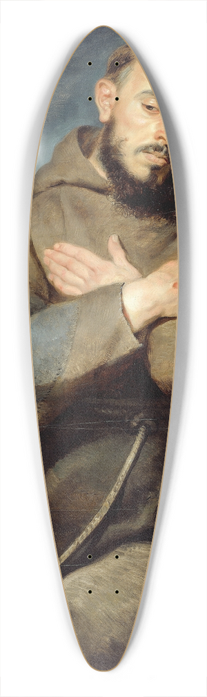 Peter Paul Rubens - Saint Francis 39.3 inch art pintail longboard deck