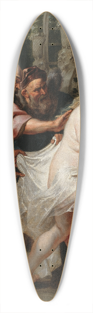 Peter Paul Rubens - Susanna and the Elders 39.3 inch art pintail longboard deck
