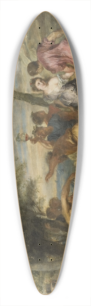 Peter Paul Rubens - The Andrians 39.3 inch art pintail longboard deck
