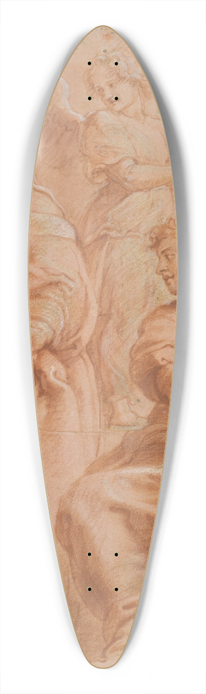 Peter Paul Rubens - The Prophets David and Daniel 39.3 inch art pintail longboard deck