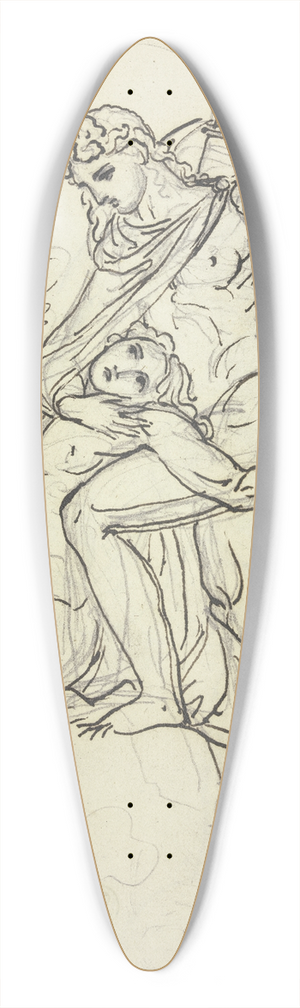 Peter von Cornelius - Apollo mit dem sterbenden Hyakinthos 39.3 inch art pintail longboard deck