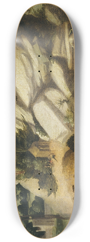 Giovanni Larciani (Master of the Kress Landscapes) - Scenes from a Legend 8.25 inch art skate deck Giovanni Larciani (Master of the Kress Landscapes) - Scenes from a Legend 8.25 inch art skate deck