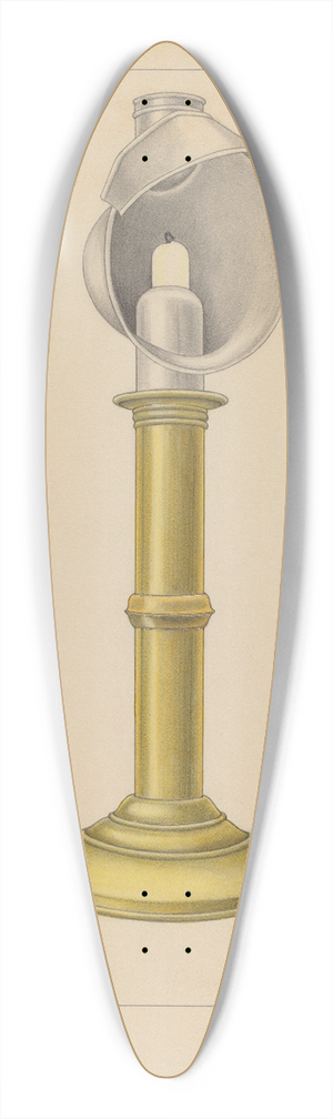 Philip Johnson - Candlestick 39.3 inch art pintail longboard deck