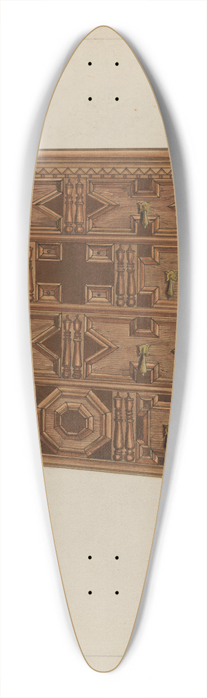 Philip Johnson - Chest of Drawers 39.3 inch art pintail longboard deck