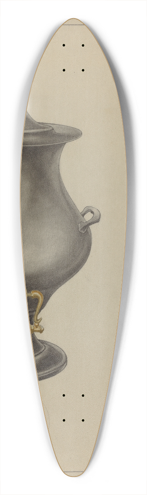 Philip Johnson - Pewter Coffee Urn 39.3 inch art pintail longboard deck