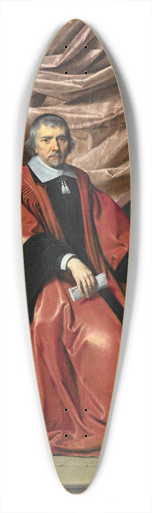 Philippe de Champaigne - Omer Talon 39.3 inch art pintail longboard deck