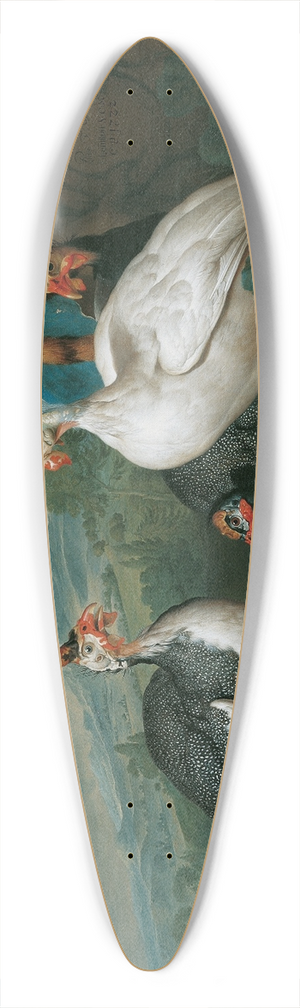 Philipp Ferdinand de Hamilton - Perlhhner Und Nasenbr 39.3 inch art pintail longboard deck