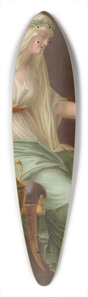 Philipp Friedrich Von Hetsch - Vestalin 39.3 inch art pintail longboard deck