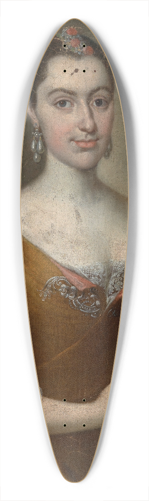 Philipp Heinrich Kisling - Bildnis der Stiefmutter des Knstlers 39.3 inch art pintail longboard deck