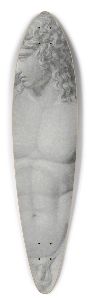 Philipp Jakob Becker - Der Torso von Centocelle 39.3 inch art pintail longboard deck