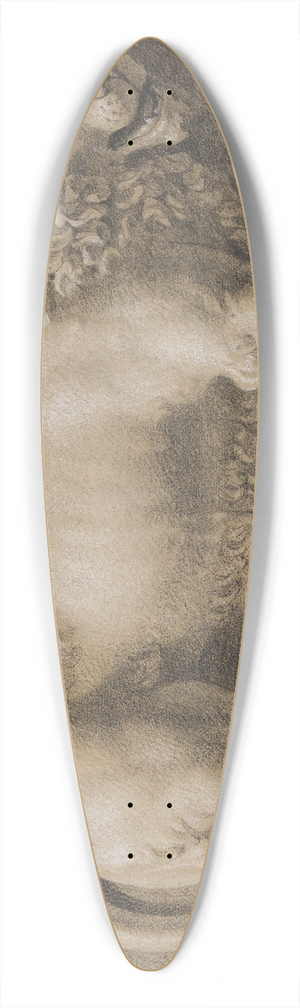 Philipp Jakob Becker - Schreitender Lwe 39.3 inch art pintail longboard deck