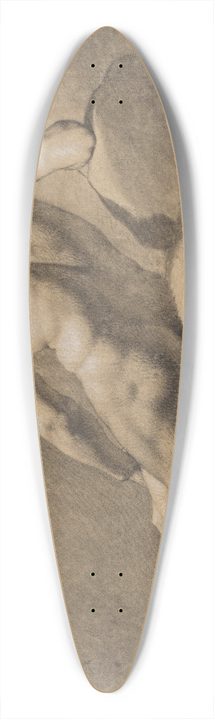 Philipp Jakob Becker - Untitled 39.3 inch art pintail longboard deck