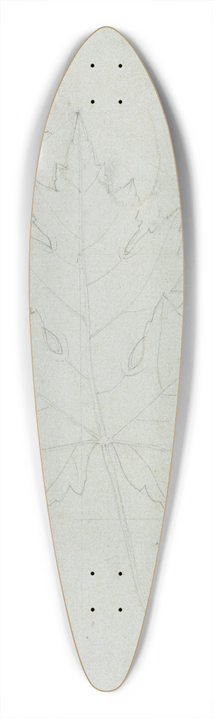 Philipp Otto Runge - Maple leaf 39.3 inch art pintail longboard deck