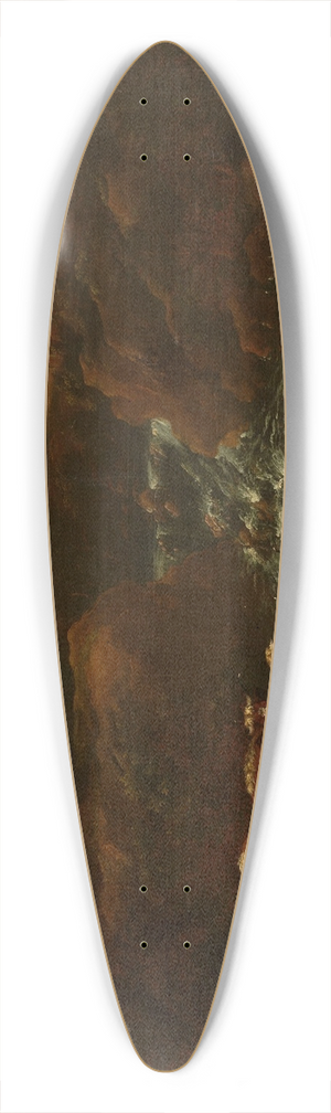 Philipp Peter Roos - Herd in the mountains 39.3 inch art pintail longboard deck