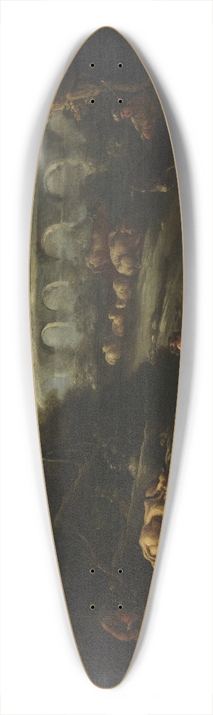 Philipp Peter Roos - Landscape 39.3 inch art pintail longboard deck