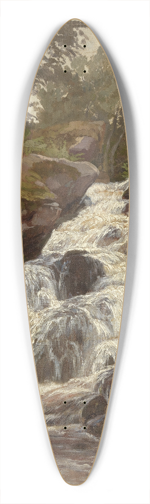 Philipp Rth - Wasserfall in Bernau 39.3 inch art pintail longboard deck