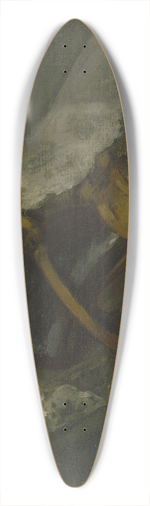 Philipp Rumpf - Fu einer Dame mit Schlittschuh 39.3 inch art pintail longboard deck