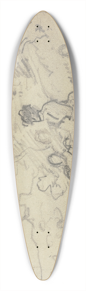 Philipp Rumpf - Gruppe im Freien lagernd 39.3 inch art pintail longboard deck