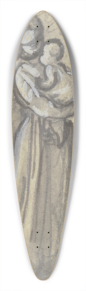 Philipp Rumpf - Mdchen mit Kind auf dem Arm 39.3 inch art pintail longboard deck