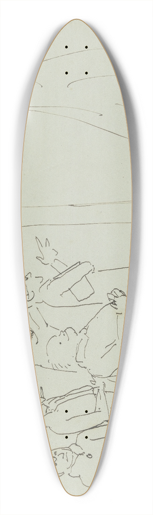 Philipp Veit - Die Stdelsche Administration vor Lessings Hussitenpredigt 39.3 inch art pintail longboard deck