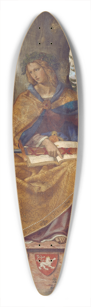 Philipp Veit - Germania 39.3 inch art pintail longboard deck