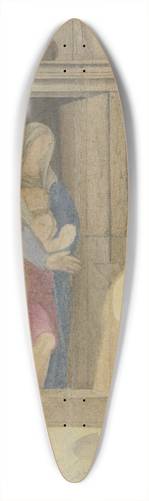 Philipp Veit - Hagars Expulsion 39.3 inch art pintail longboard deck