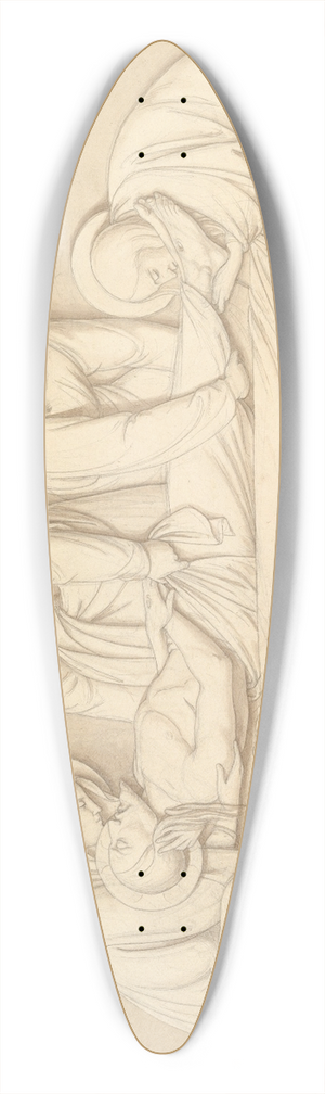 Philipp Veit - The Entombment 39.3 inch art pintail longboard deck