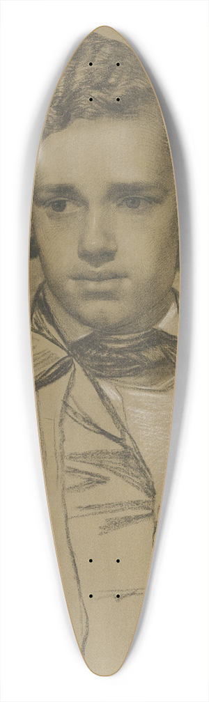 Philipp Winterwerb - Bildnis des Malers Albert Hendschel. 39.3 inch art pintail longboard deck