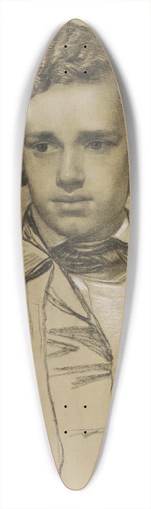 Philipp Winterwerb - Portrait of the painter Albert Hendschel 39.3 inch art pintail longboard deck