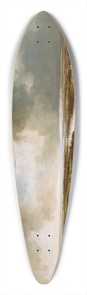 Philips Koninck - A Panoramic Landscape 39.3 inch art pintail longboard deck