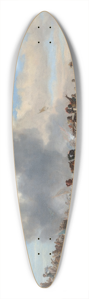 Philips Wouwerman - Battle Scene 39.3 inch art pintail longboard deck