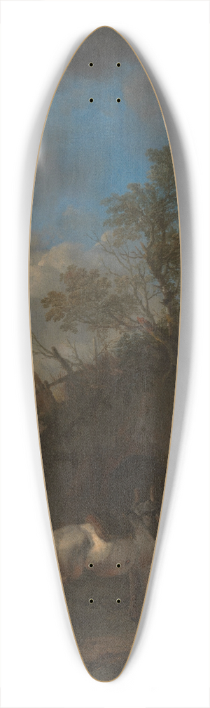 Philips Wouwerman - Blacksmith Shoeing a Horse 39.3 inch art pintail longboard deck