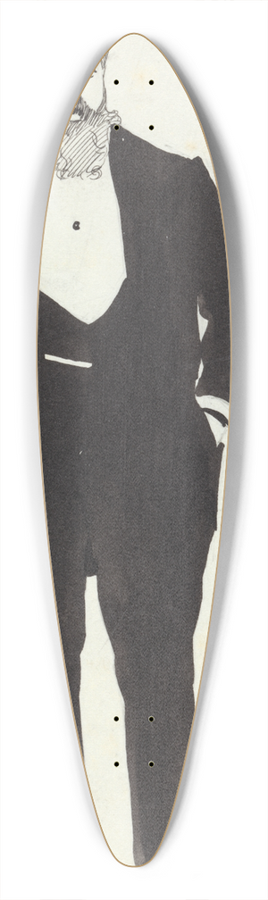 Philip William May - Jack Millage 39.3 inch art pintail longboard deck