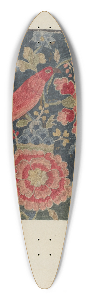 Phyllis Dorr - Crewel Embroidered Panel 39.3 inch art pintail longboard deck