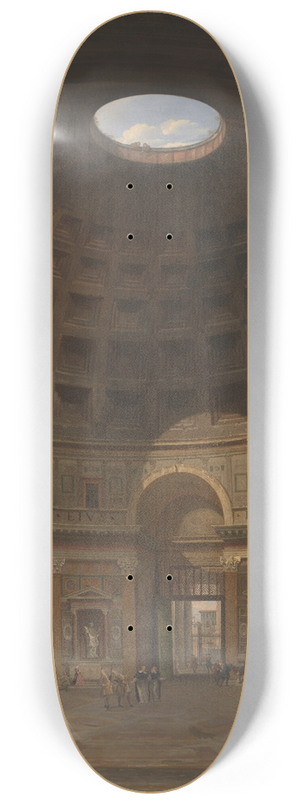 Giovanni Paolo Panini - Interior Of The Pantheon, Rome 8.25 inch art skate deck