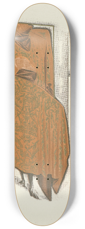 Alexandre Jacovleff - Effet de glace ; Manteau du soir, de Paul Poiret 8.25 inch art skate deck Alexandre Jacovleff - Effet de glace ; Manteau du soir, de Paul Poiret 8.25 inch art skate deck