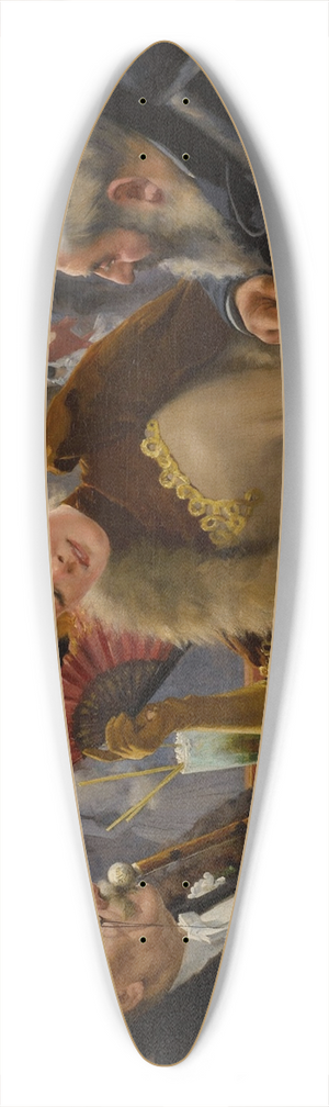Pierre Andr Brouillet - Suzanne 39.3 inch art pintail longboard deck