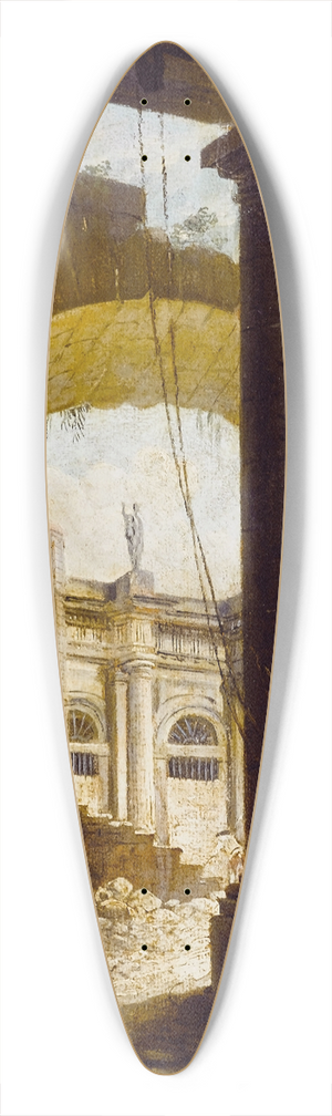Pierre-Antoine Demachy - Dmolition dun difice composite 39.3 inch art pintail longboard deck
