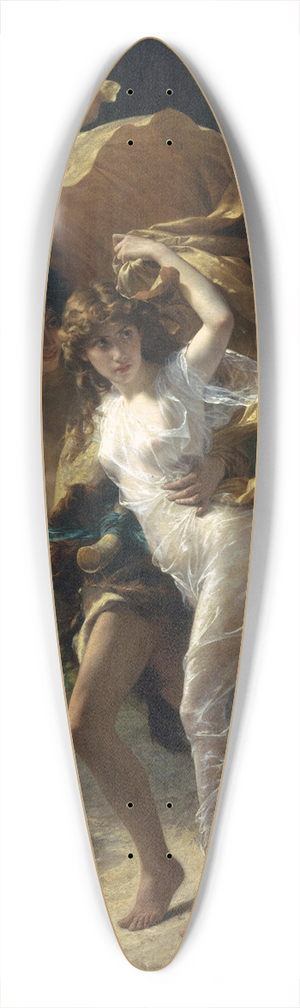 Pierre-Auguste Cot - The Storm 39.3 inch art pintail longboard deck