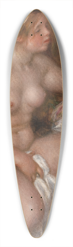 Pierre-Auguste Renoir - After the Bath (La Sortie du bain) 39.3 inch art pintail longboard deck
