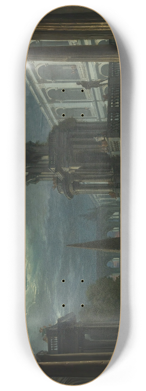 Giovanni Paolo Panini - The Abduction Of Helen 8.25 inch art skate deck