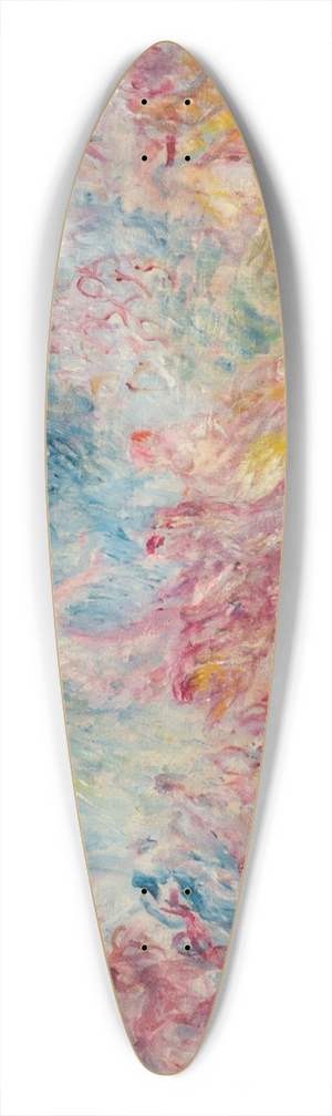 Pierre-Auguste Renoir - Allgorie rose 39.3 inch art pintail longboard deck