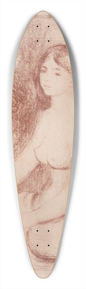 Pierre-Auguste Renoir - Baigneuse assise 39.3 inch art pintail longboard deck