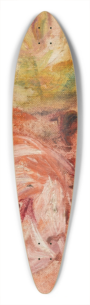 Pierre-Auguste Renoir - Deux roses 39.3 inch art pintail longboard deck